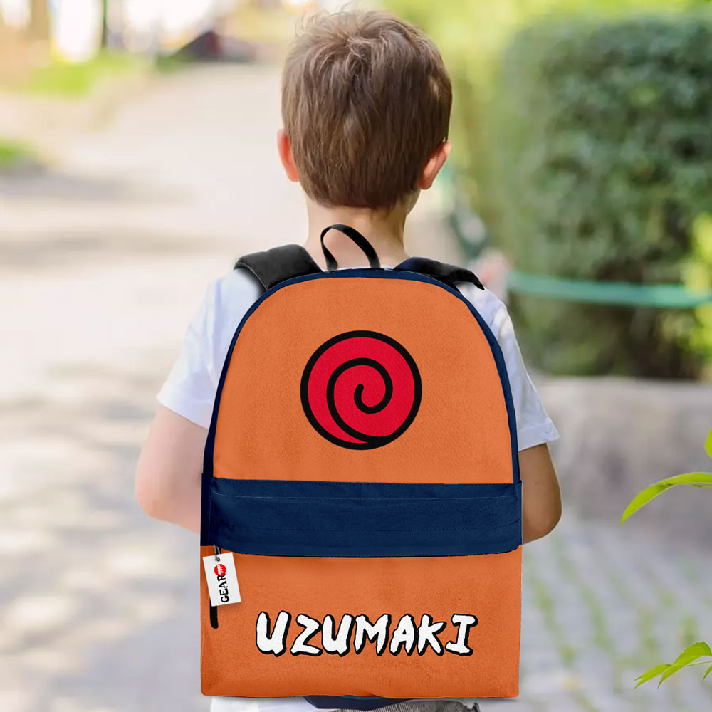 Uzumaki Naruto Backpack Anime Backpack - HookTab.com