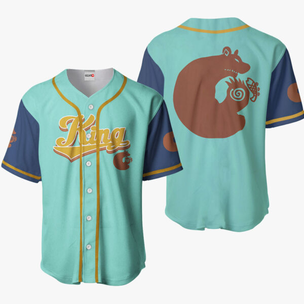 King Grizzly's Sin of Sloth Anime The Seven Deadly Sins Otaku Cosplay Shirt Anime Baseball Jersey