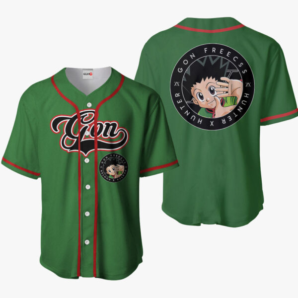 Gon Freecss Anime Hunter x Hunter Otaku Cosplay Shirt Anime Baseball Jersey