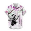 Wisteria Style Shinobu Kocho Hawaiian Shirt Demon Slayer Hawaiian Shirt Anime Hawaiian Shirt