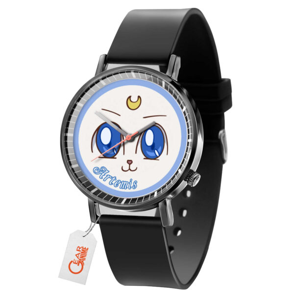 Artemis Sailor Moon Anime Leather Band Wrist Watch Personalized