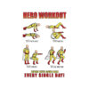 Hero Workout Anime T-shirt