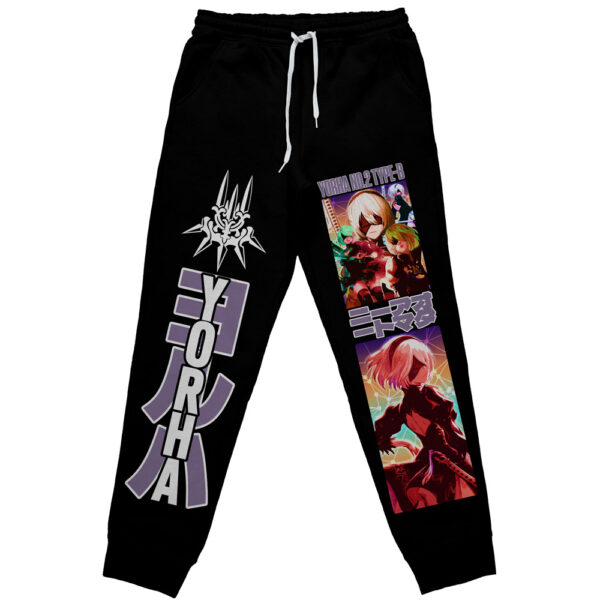 2B Nier Automata Streetwear Otaku Cosplay Anime Sweatpants