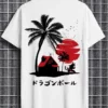 Men's Fashion Anime Print Short Sleeve T-Shirt