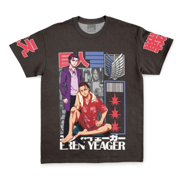 Hooktab Eren Yeager V2 Attack on Titan Streetwear Anime T-Shirt