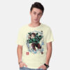 Tanjiro Sumi-E Anime T-shirt