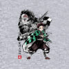 Slayer Tanjiro Sumi-E Anime T-shirt