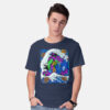 The Great Wave Of Mecha 01 Anime T-shirt