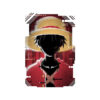 Luffy Glitch Anime T-shirt