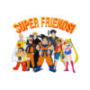 Super Anime Friends Anime T-shirt