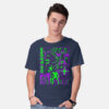 Neon Manga Anime T-shirt