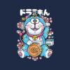 Maneki Neko Doraemon Anime T-shirt