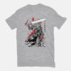 Lone Swordsman Sumi-e Anime T-shirt