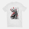 Lone Swordsman Sumi-e Anime T-shirt