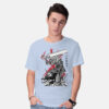 Lone Swordsman Sumi-e Anime T-shirt