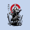 Pirate Hunter Swordsman Sumi-e Anime T-shirt