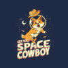 Corgi Space Cowboy Anime T-shirt