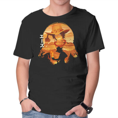 Ace Sunset Anime T-shirt