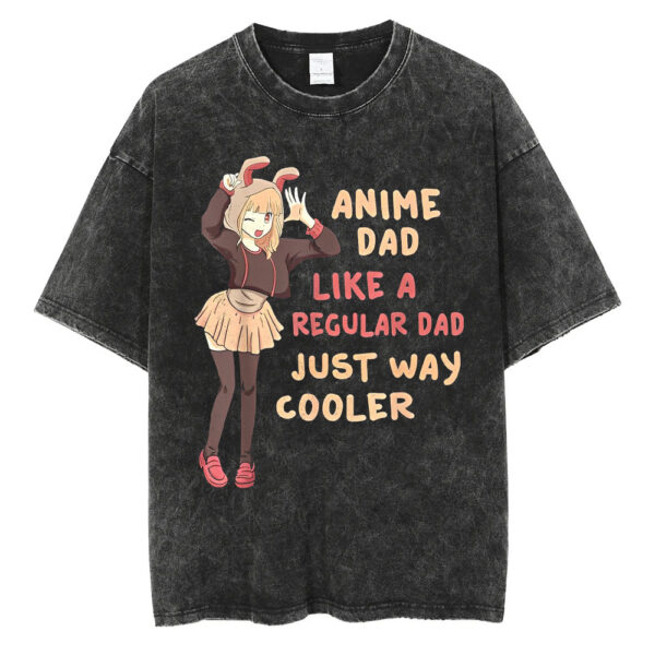 Anime Dad Like A Regular Dad Just Way Cooler Vintage Father's Day Anime Shirt