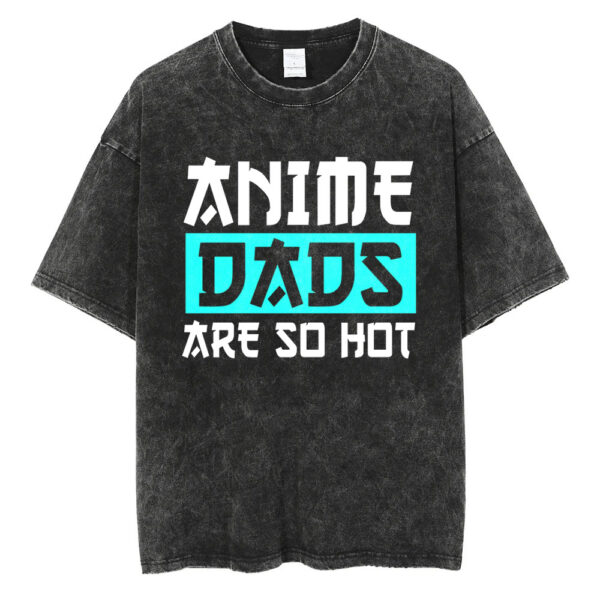 Anime Dads Otaku Cosplay Vintage Father's Day Anime Shirt