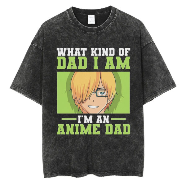 Anime Dad Otaku Japanese Father's Day Vintage Father's Day Anime Shirt