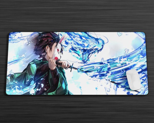 Demon Slayer Tanjiro Water Breathing Style Gaming Anime Mouse Pad