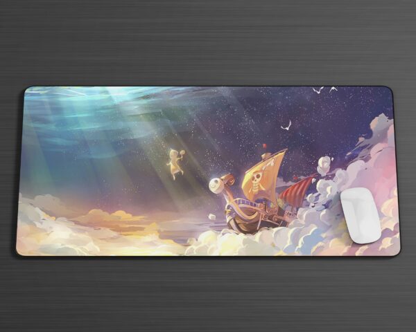One Piece Going Merry Pirate Ship Gaming Anime Mouse Pad