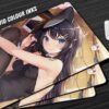 Bunny Girl Senpai Hot Gaming Anime Mouse Pad