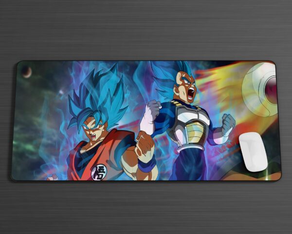 Dragon Ball Goku & Vegeta Super Saiyan Blue Gaming Anime Mouse Pad