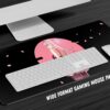 Zero Two Hot Pink Gaming Anime Mouse Pad