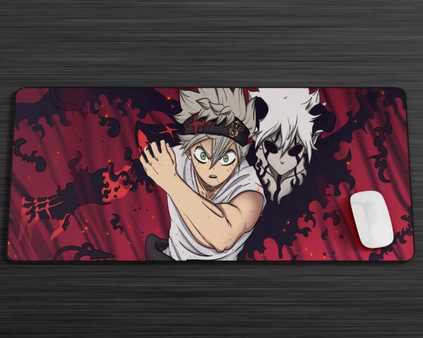 Black Clover Asta Red Gaming Anime Mouse Pad