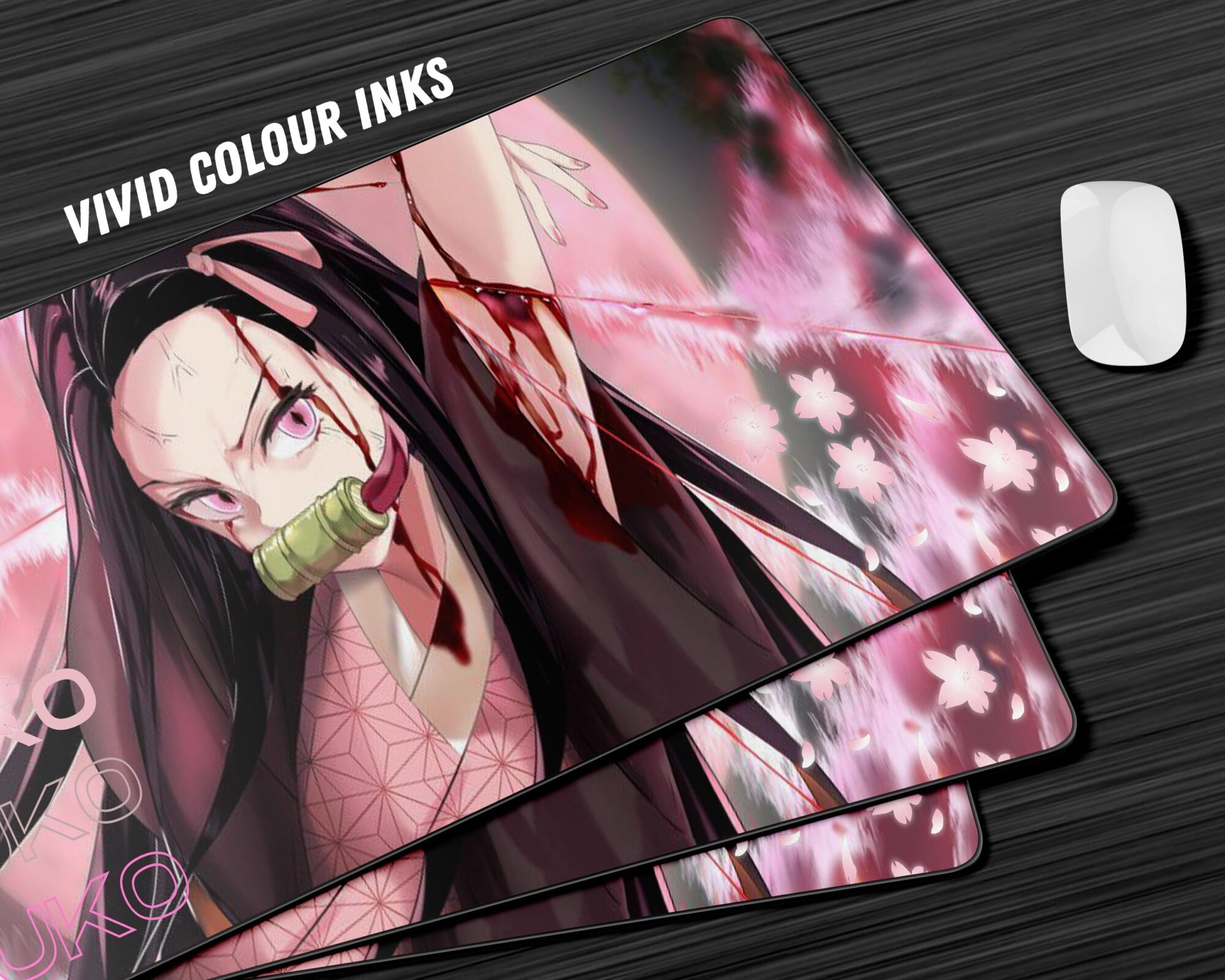 Demon Slayer Nezuko Hype Gaming Anime Mouse Pad