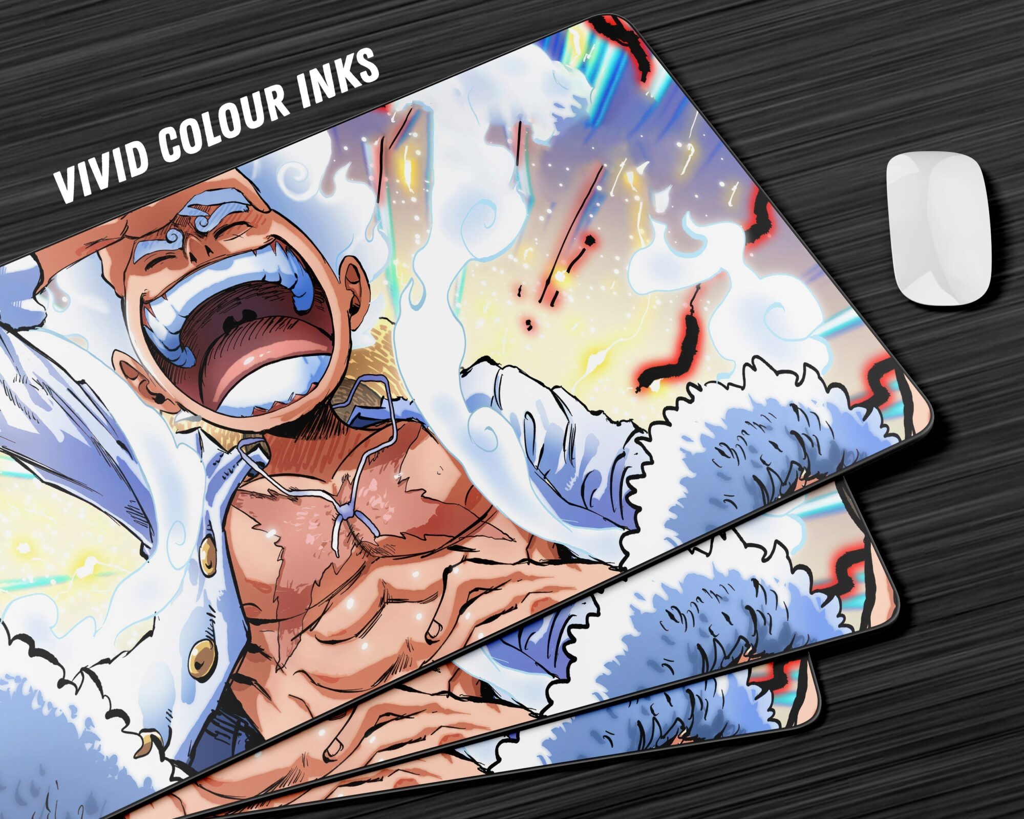 One Piece Luffy Gear 5 Awakening Gaming Anime Mouse Pad