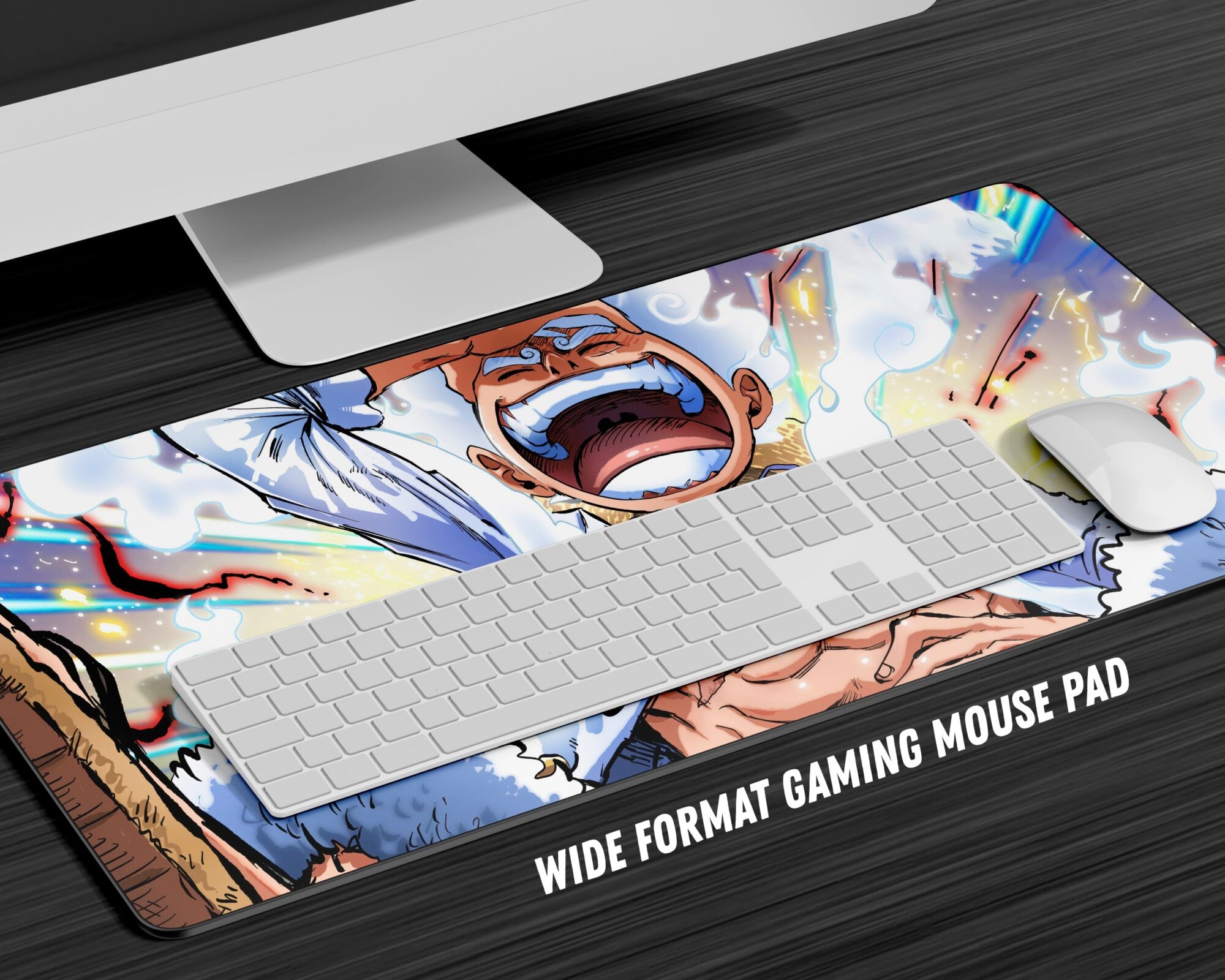 One Piece Luffy Gear 5 Awakening Gaming Anime Mouse Pad