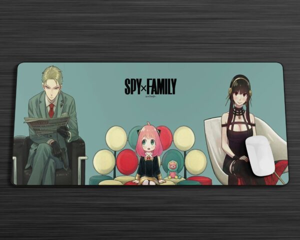 Spy x Family Forger Fam Seats Gaming Anime Mouse Pad