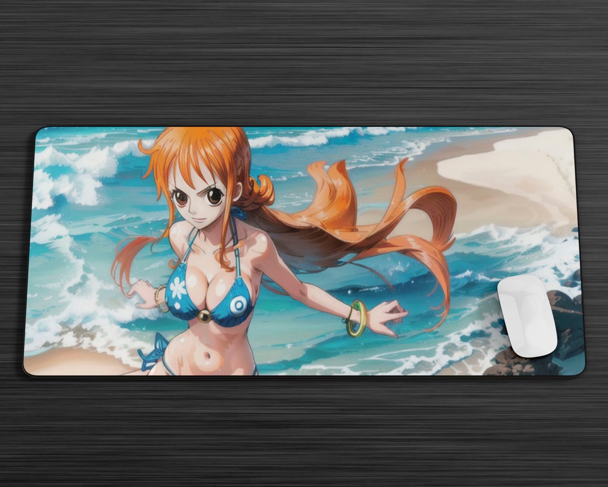 One Piece Nami Beachside Gaming Anime Mouse Pad