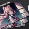 Sailor Moon Girl Pastel Gaming Anime Mouse Pad