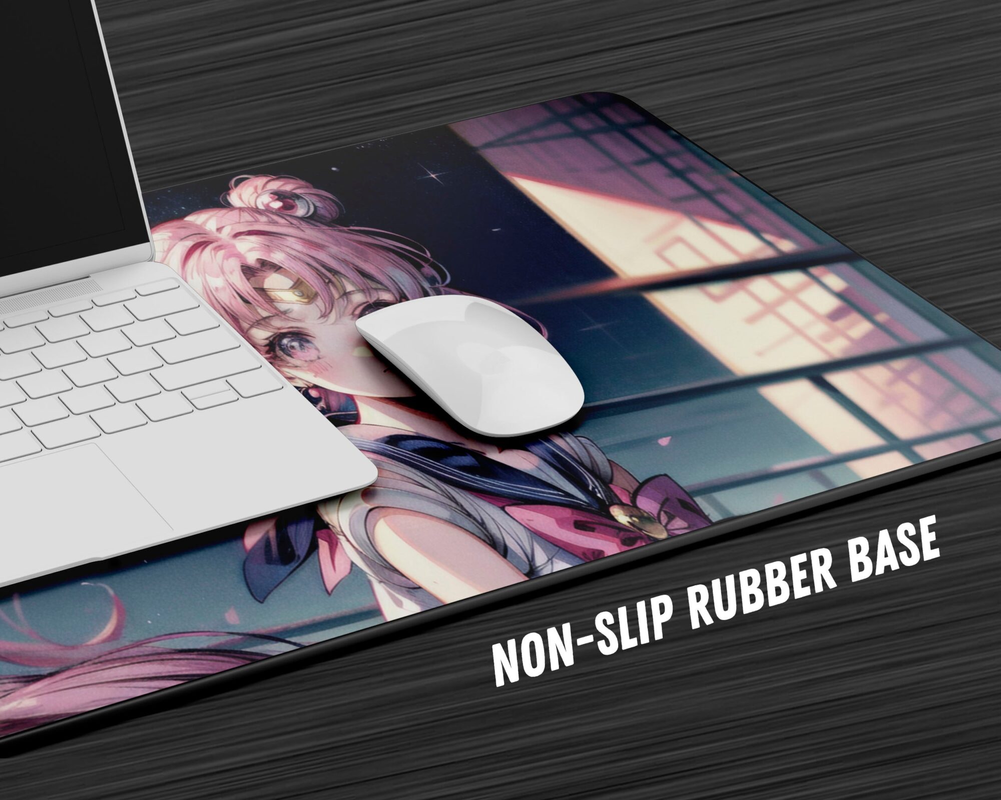 Sailor Moon Girl Pastel Gaming Anime Mouse Pad