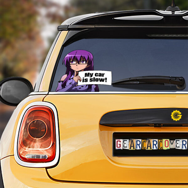 Akame ga Kill Sheele Car Sticker Custom My Car Is Slow Funny