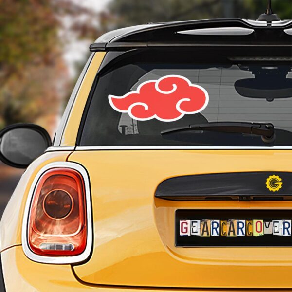 Akatsuki Cloud Car Sticker Custom Anime Car Accessories