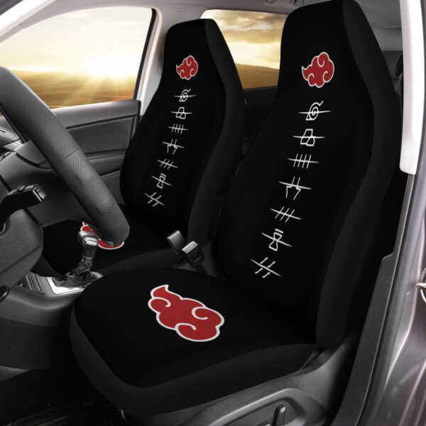 Akatsuki Village Car Seat Covers Custom Anime Car Accessories