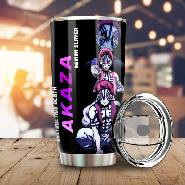 Akaza Stainless Steel Anime Tumbler Cup Custom Demon Slayer Anime