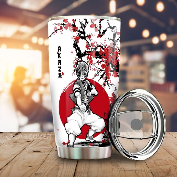 Akaza Stainless Steel Anime Tumbler Cup Custom Japan Style Anime Demon Slayer