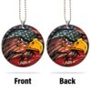 American Eagle Ornament Custom US Flag Car Interior Accessories