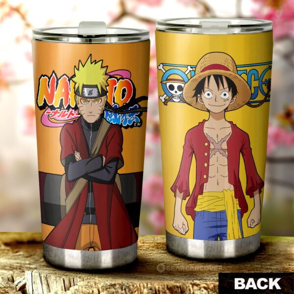 And Monkey D Luffy Stainless Steel Anime Tumbler Cup Custom Main Anime Heros