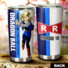 Android 18 Stainless Steel Anime Tumbler Cup Custom Dragon Ball For Anime Fans