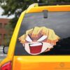 Angry Zenitsu Car Sticker Custom Demon Slayer Anime Car Accessories