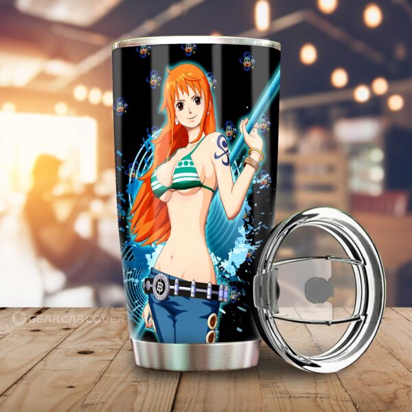 Anime Sexy Girl Nami Stainless Steel Anime Tumbler Cup Custom One Piece Anime