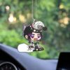 Anime Shinobu Kochou Parodu Parodu Ornament Custom Demon Slayer Car Accessories