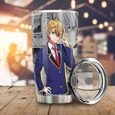Aquamarine Hoshino Stainless Steel Anime Tumbler Cup Custom Anime